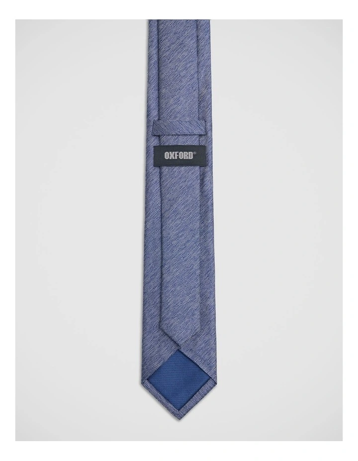 Sebastian Silk 7Cm Tie in Navy image 3