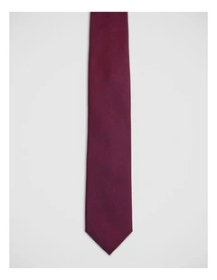 Kain Silk 7Cm Tie in Red