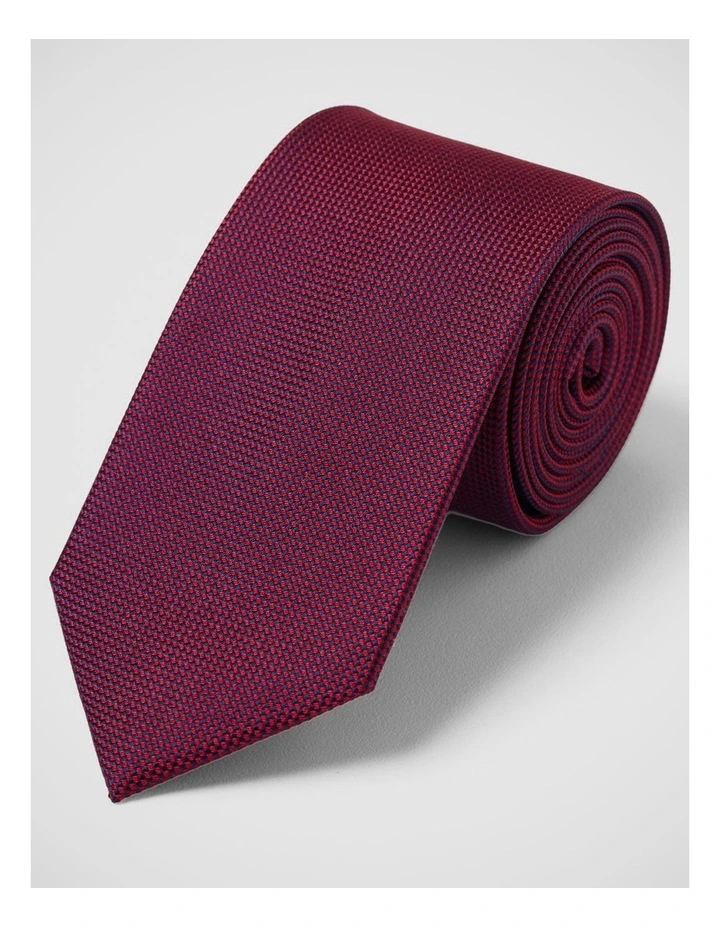 Kain Silk 7Cm Tie in Red image 4