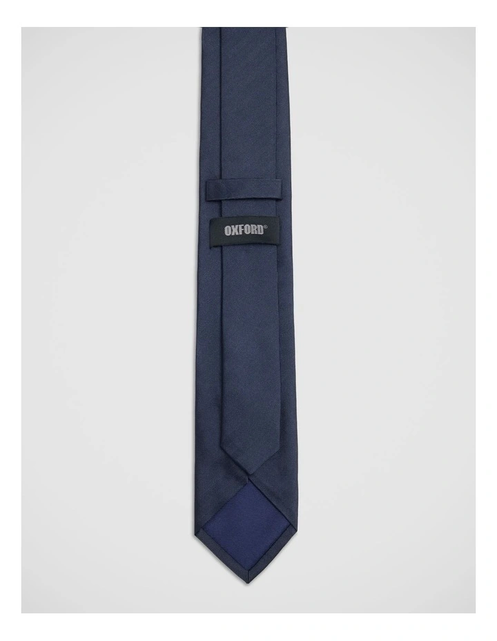 Linus Herringbone Silk 7Cm Tie image 3