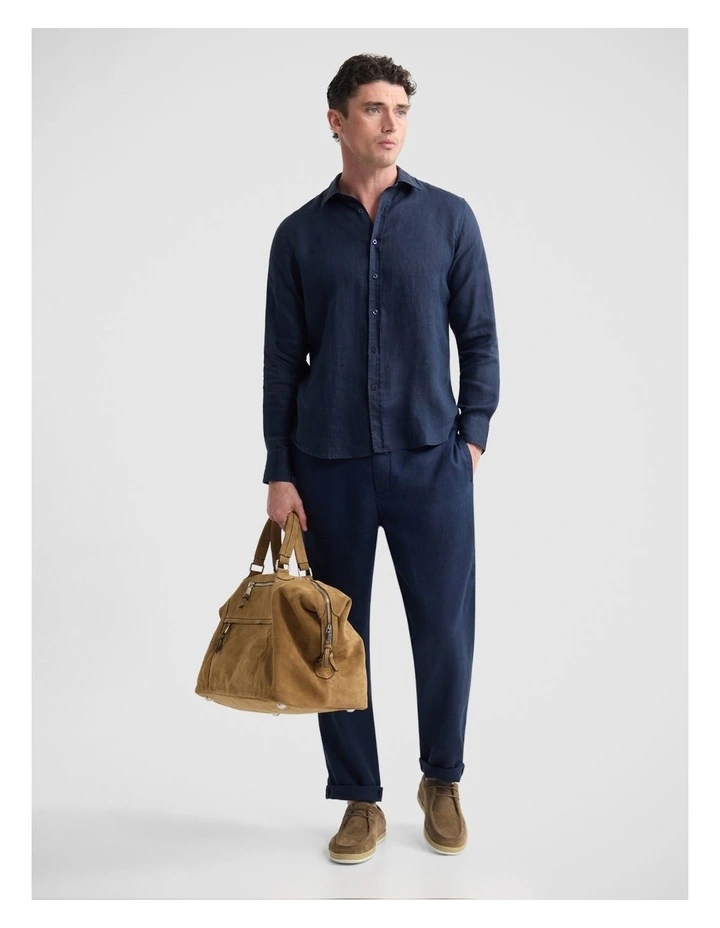 Pivart Suede Weekender in Nutmeg image 6