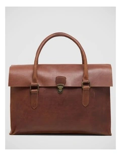 Odyssey Leather Satchel in Chestnut