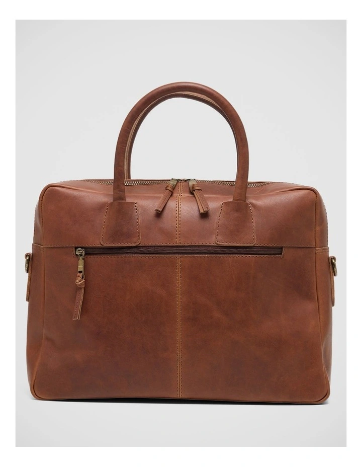 Bartell Leather Briefcase in Chestnut image 3