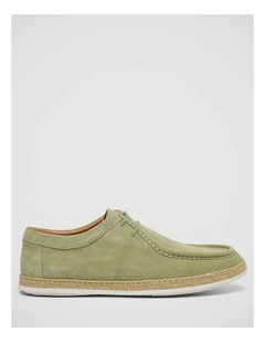 Dorian Espadrille Suede Wallaby in Moss