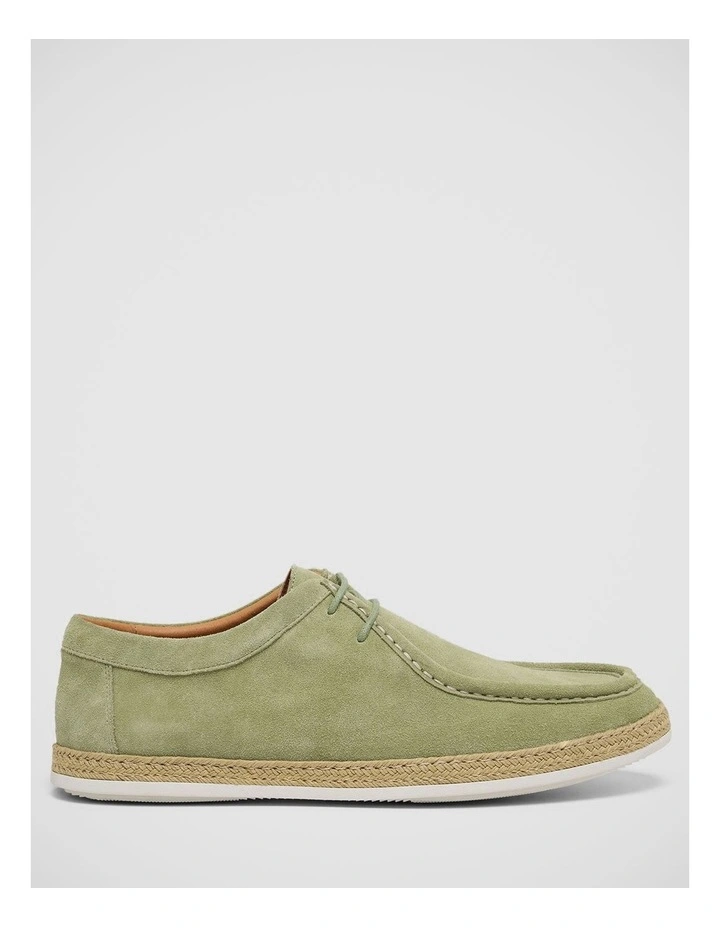 Dorian Espadrille Suede Wallaby in Moss image 1