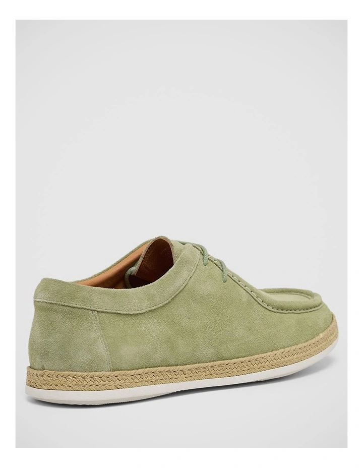 Dorian Espadrille Suede Wallaby in Moss image 3