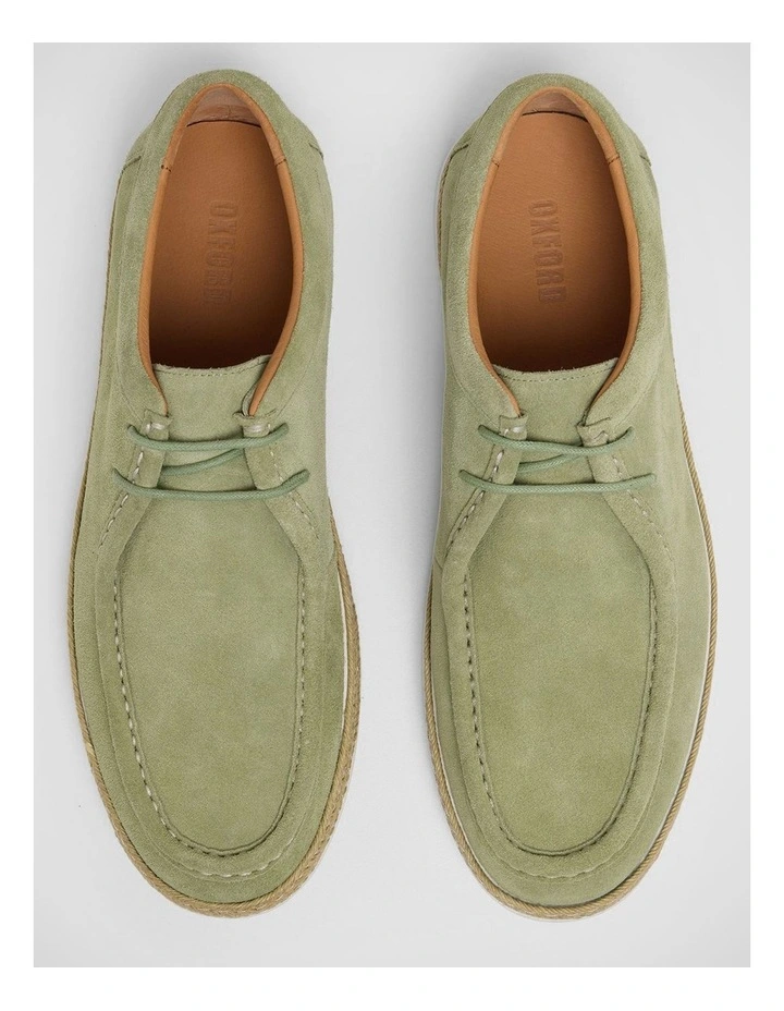 Dorian Espadrille Suede Wallaby in Moss image 5