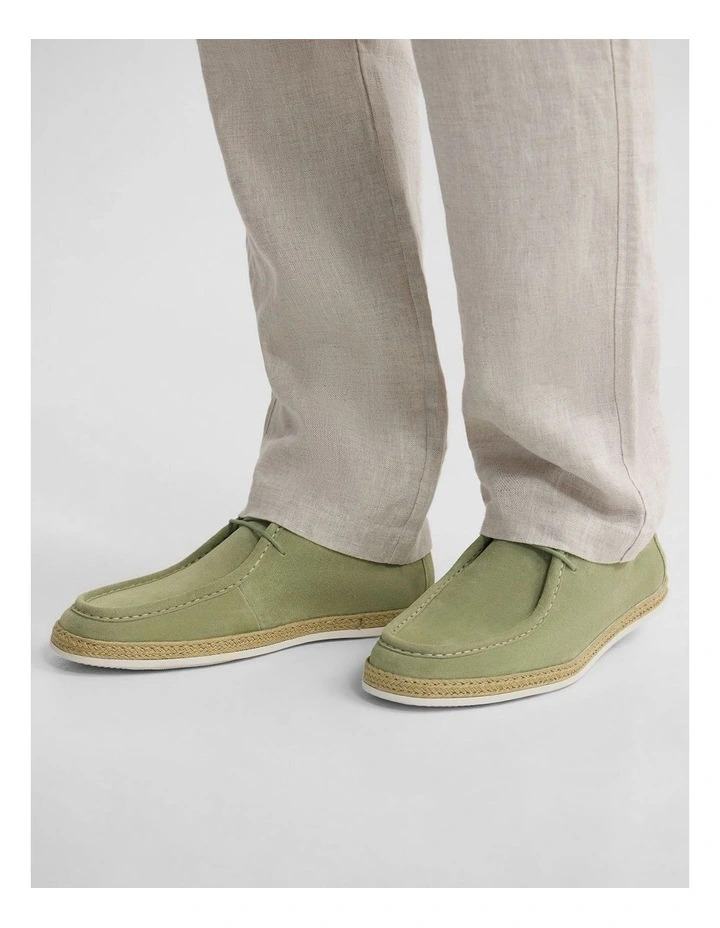 Dorian Espadrille Suede Wallaby in Moss image 6