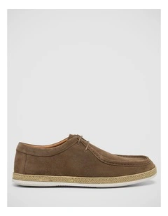 Dorian Espadrille Suede Wallaby in Cumin