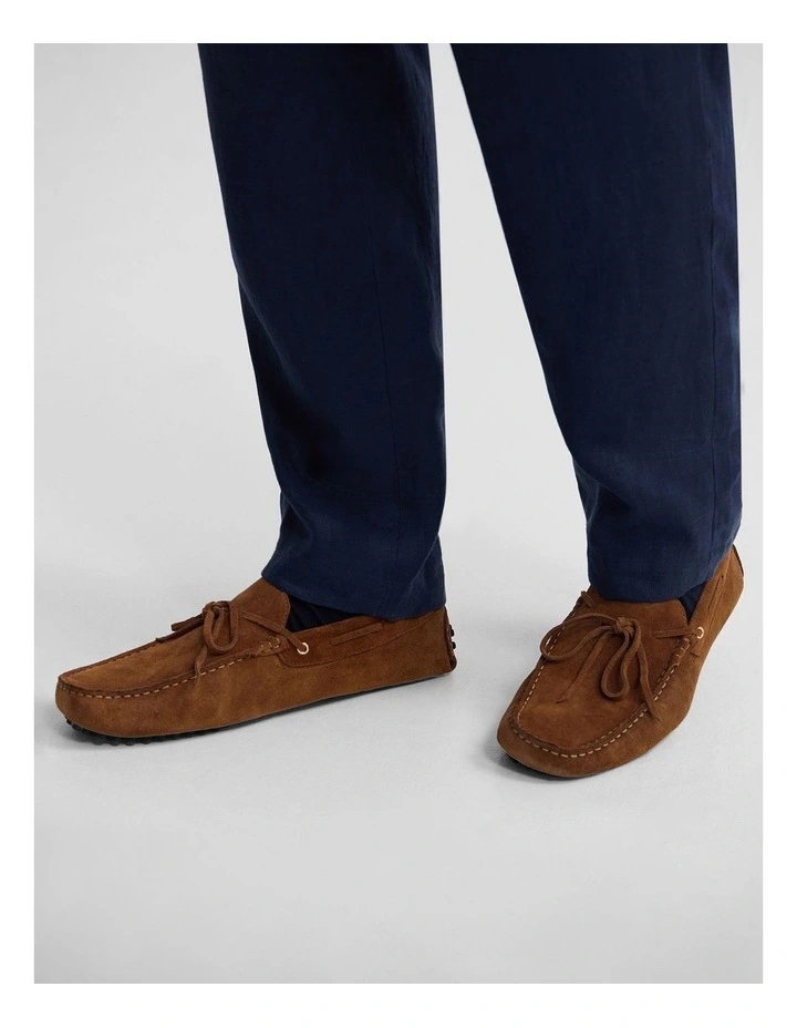 Louie Suede Driver Shoe in Tobacco image 6
