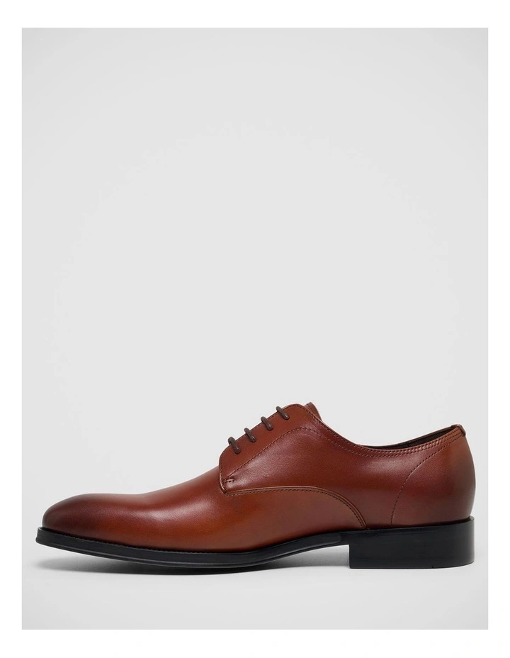 Ezra Lace Up Derby Shoe in Tan image 2