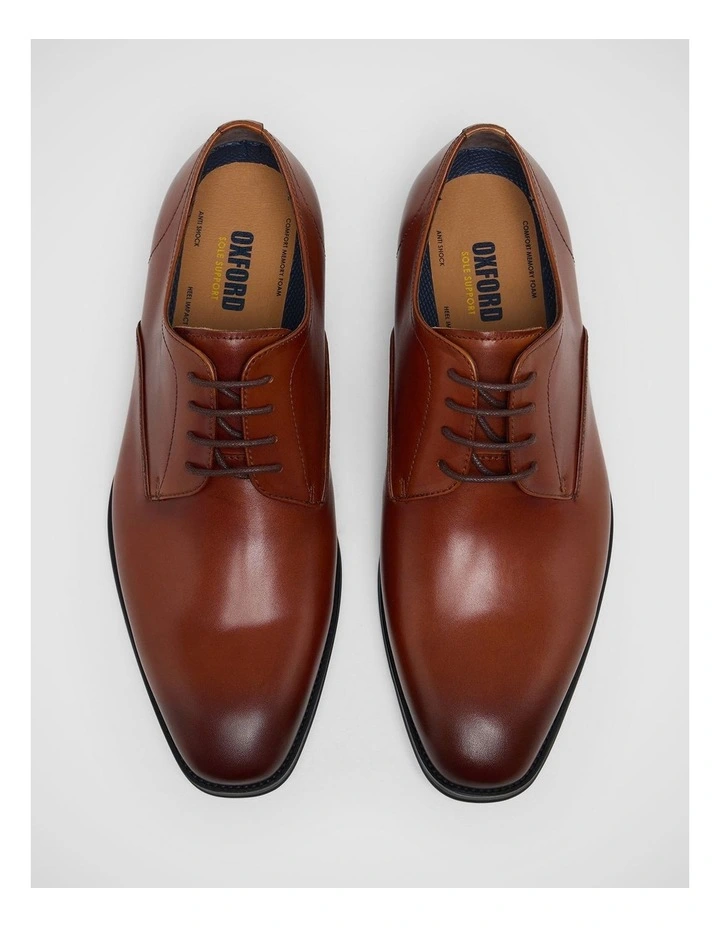 Ezra Lace Up Derby Shoe in Tan image 5
