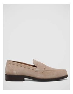 Casson Summer Suede Loafer in Smoke