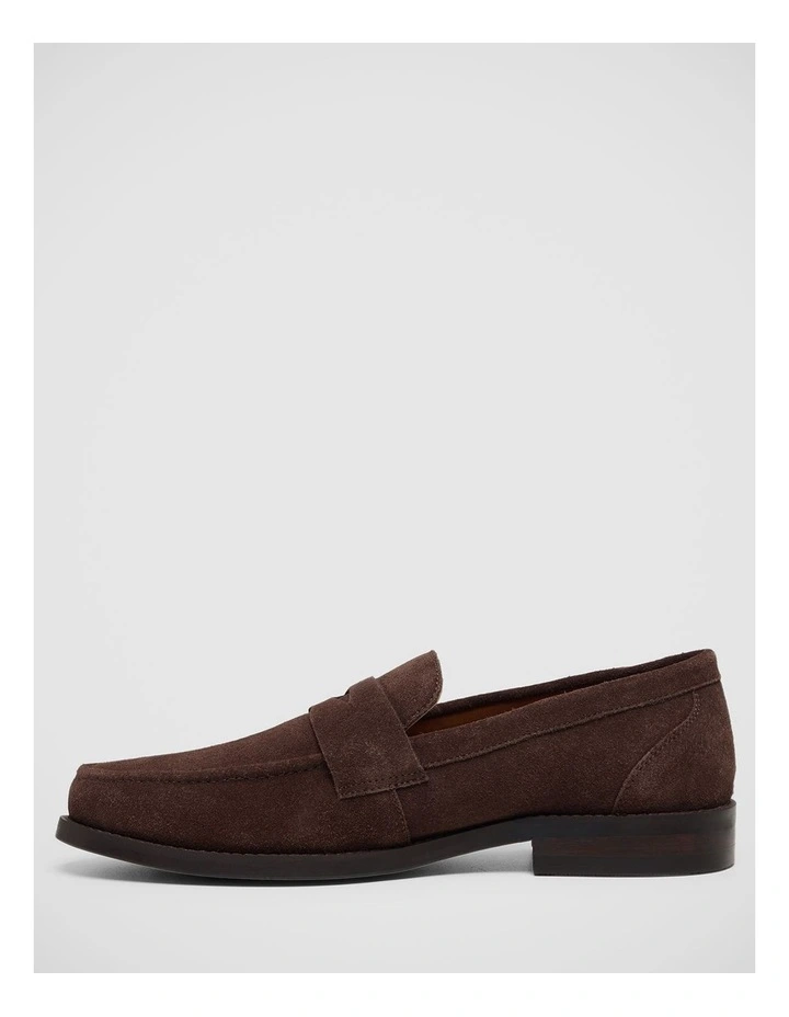 Casson Summer Suede Loafer in Chocolate image 2