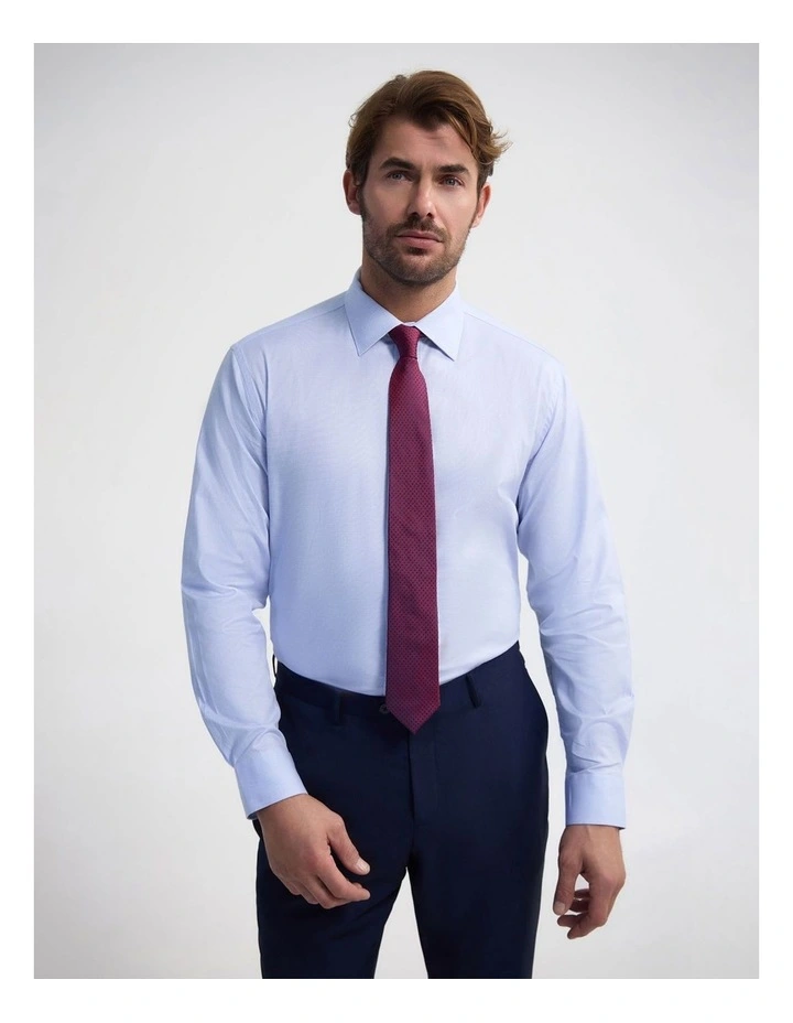 Regent Classic Fit Luxury Shirt in Blue Check image 1