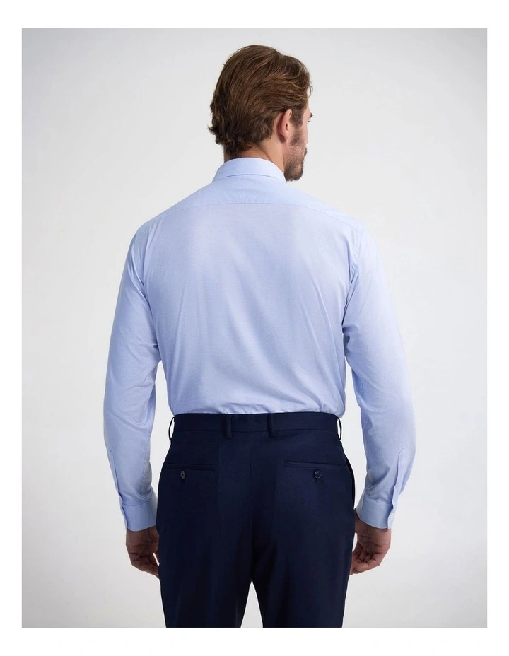 Regent Classic Fit Luxury Shirt in Blue Check image 4