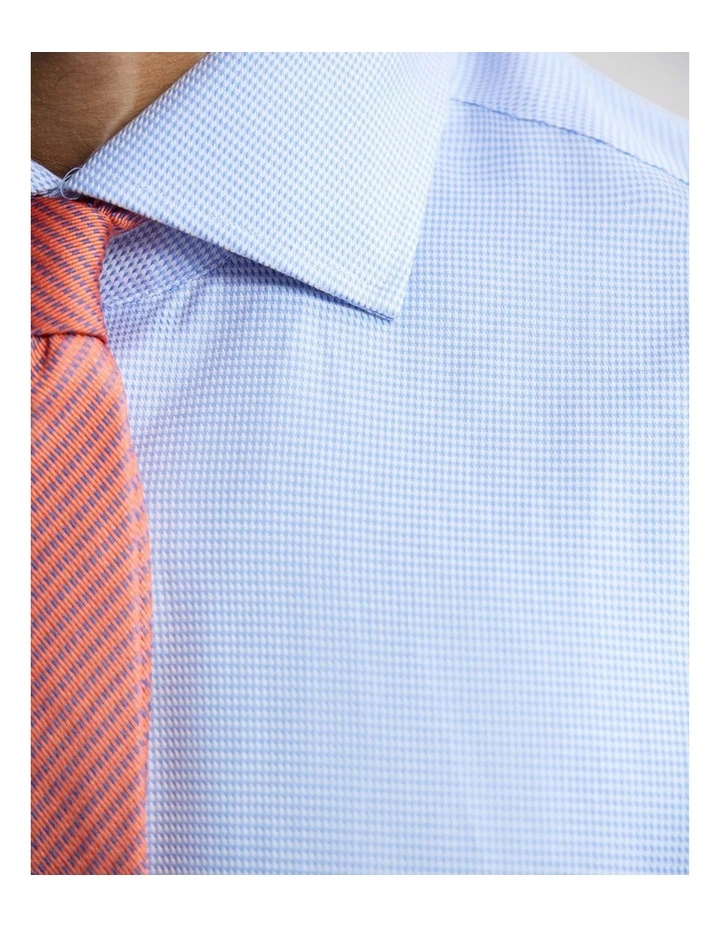 Trafalgar Slim Fit Cotton Luxury Shirt in Blue image 6