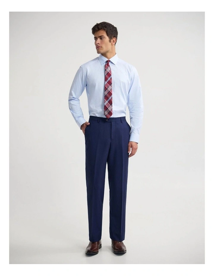 Islington Classic Fit Cotton Luxury Shirt in Blue Check image 5