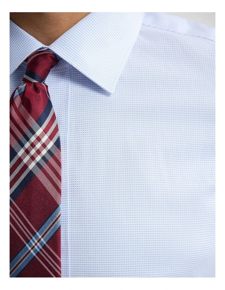 Islington Classic Fit Cotton Luxury Shirt in Blue Check image 6