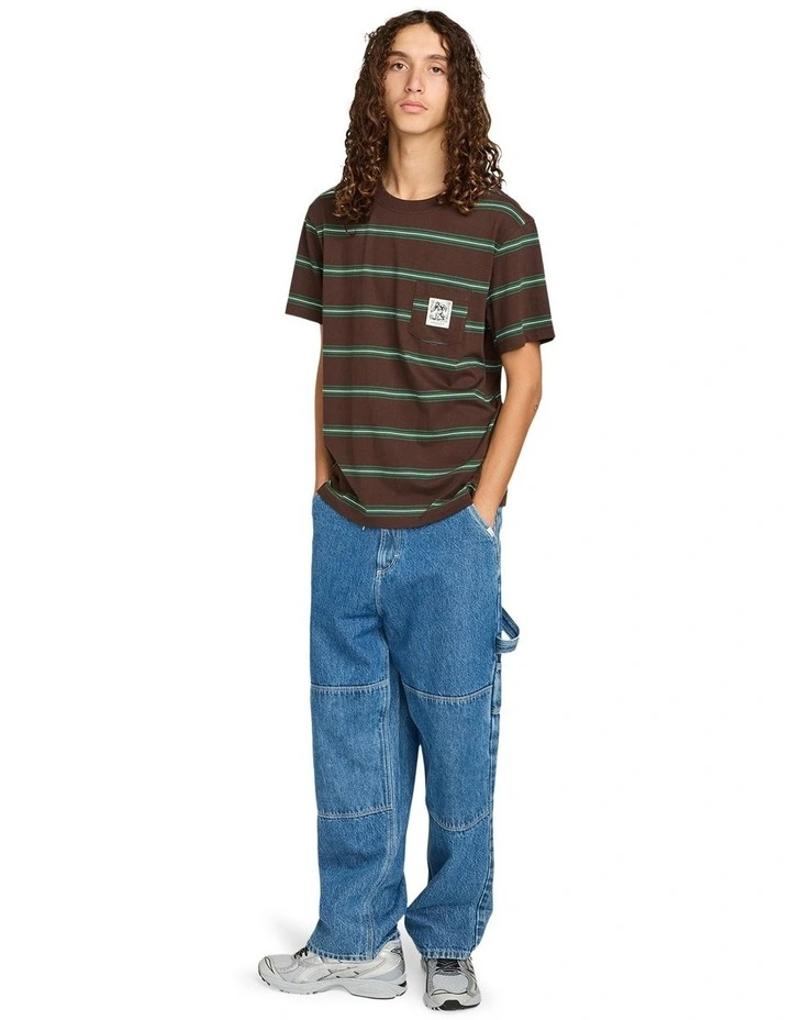 Big Foot Pocket Label T-Shirt in Brown image 5