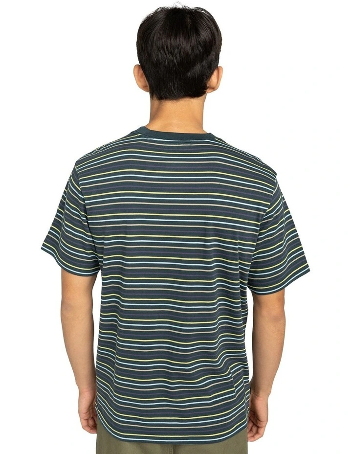 Icon Label Pocket T-Shirt in Green image 2