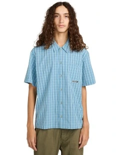 Napkins Short Sleeve Shirt in Blue