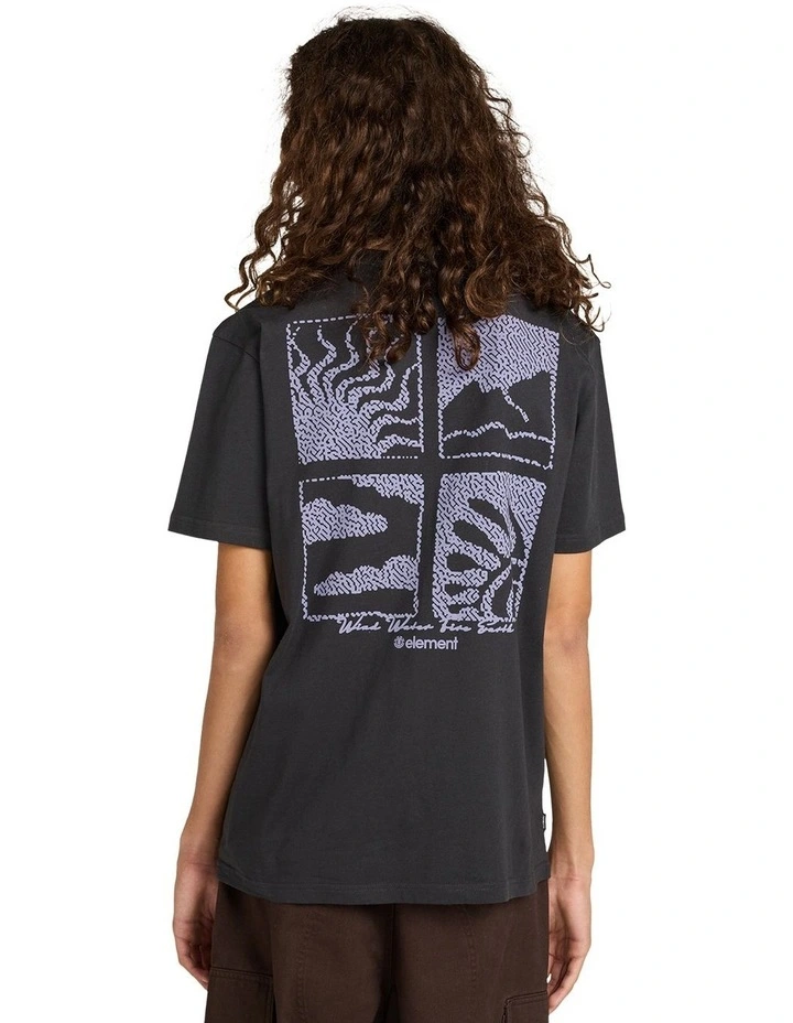4 Elements T-Shirt in Black image 2
