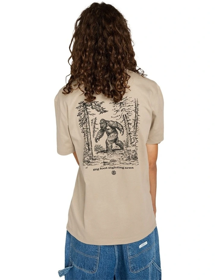 Bigfoot Walking T-Shirt in Aluminium image 2
