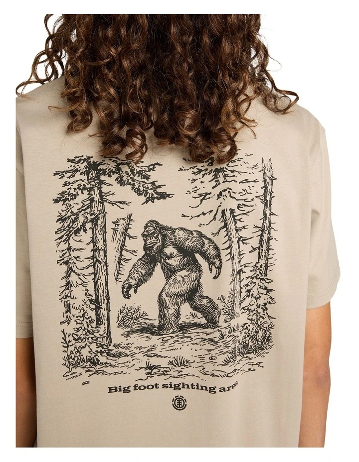 Bigfoot Walking T-Shirt in Aluminium image 5