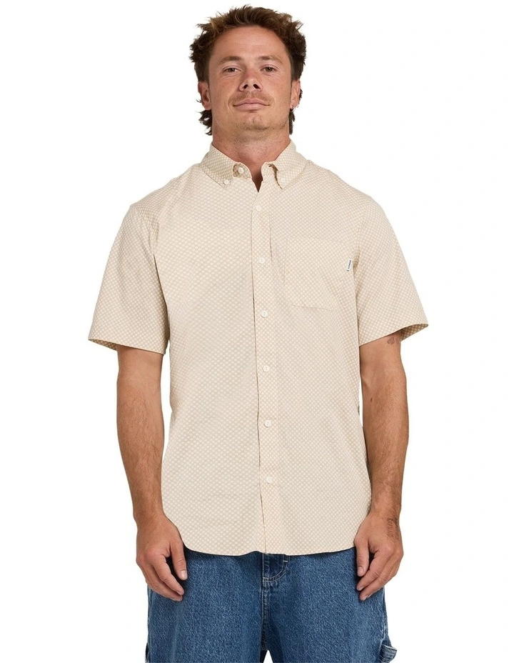 Beyond 2 Short Sleeve Shirt In Egret image 1