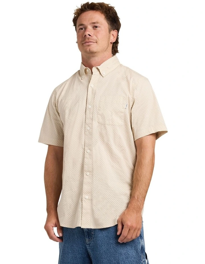Beyond 2 Short Sleeve Shirt In Egret image 3