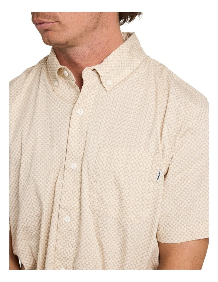 Beyond 2 Short Sleeve Shirt In Egret image 4
