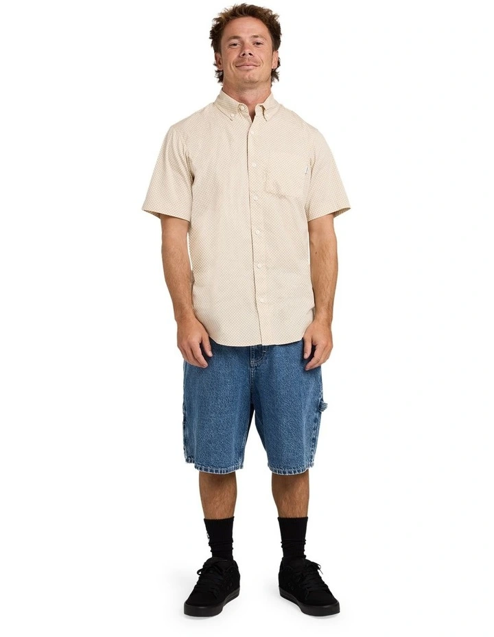 Beyond 2 Short Sleeve Shirt In Egret image 5