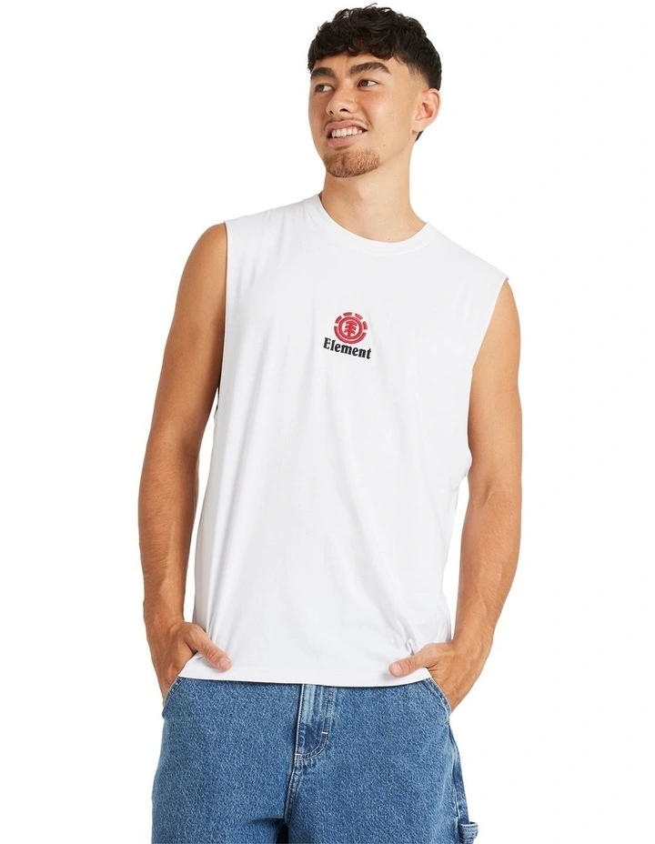 Canyon Muscle Shirt in Optic White image 1