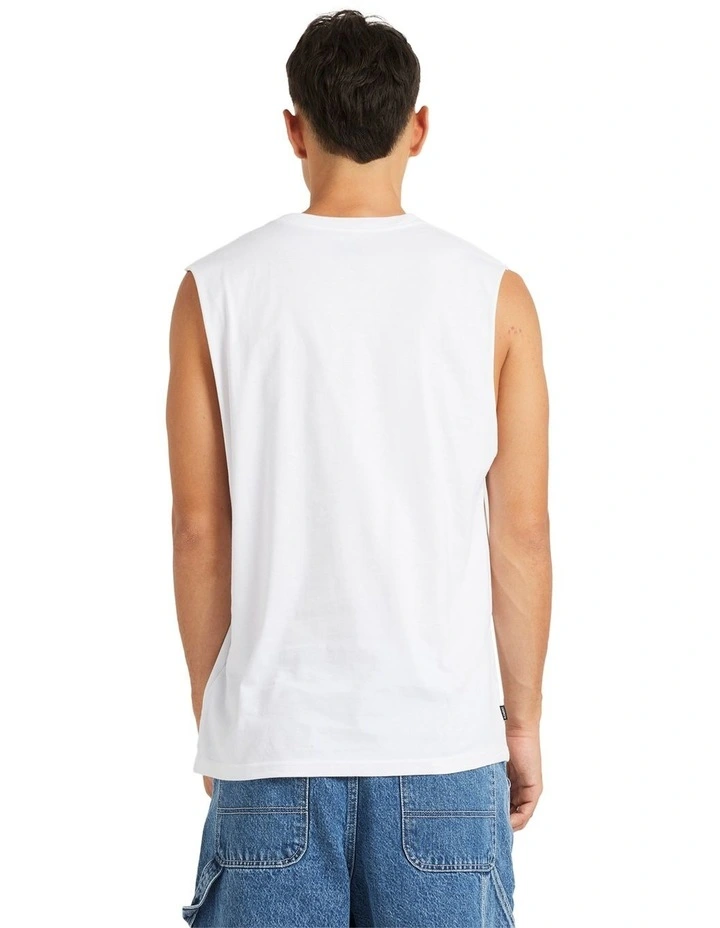 Canyon Muscle Shirt in Optic White image 2