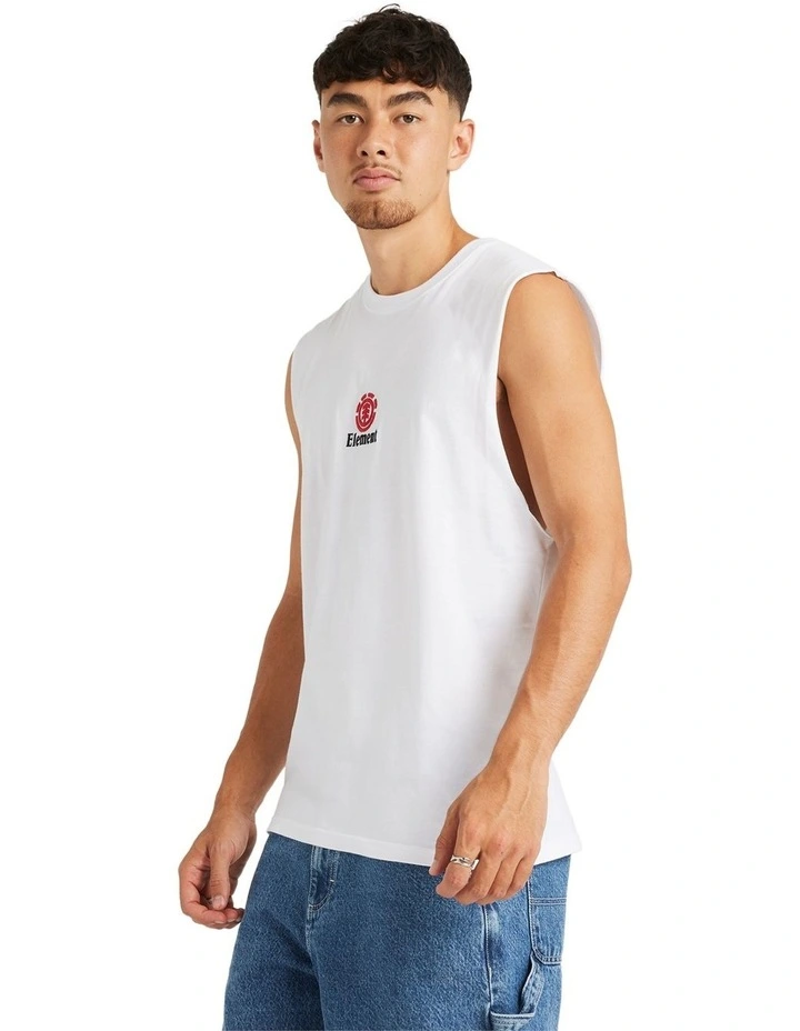 Canyon Muscle Shirt in Optic White image 3