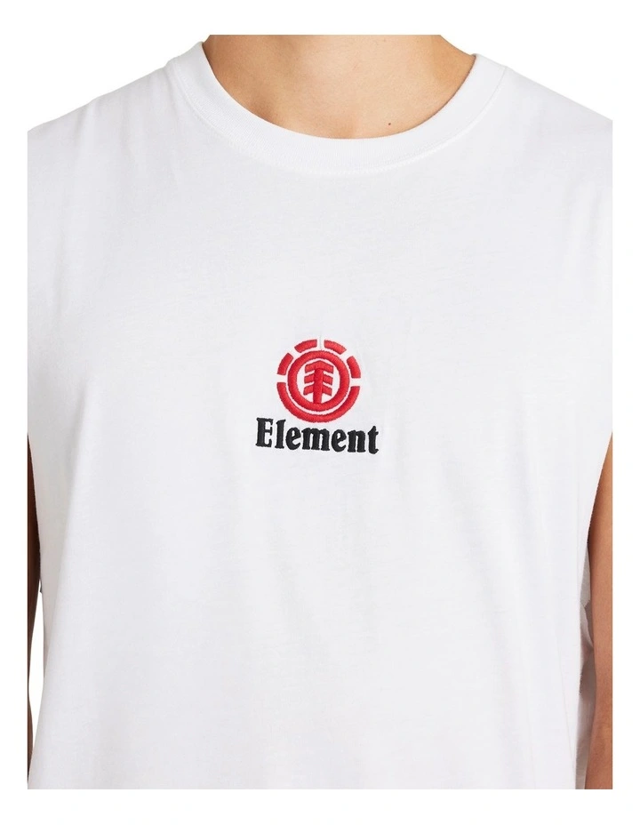 Canyon Muscle Shirt in Optic White image 4