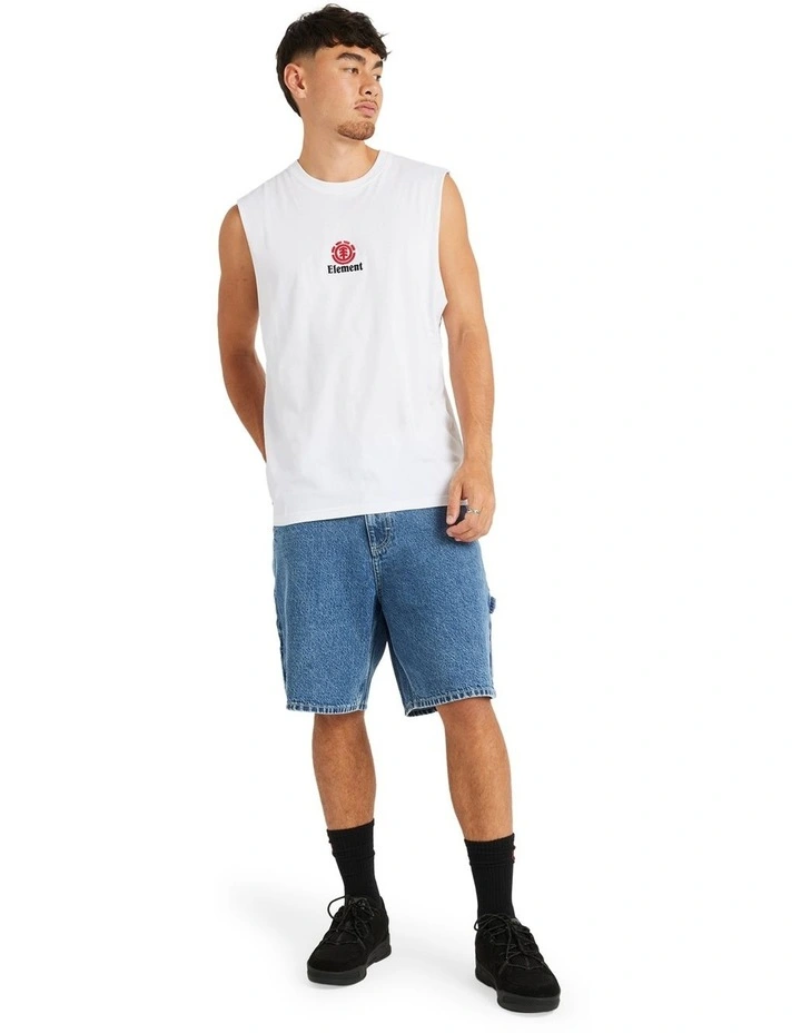 Canyon Muscle Shirt in Optic White image 5