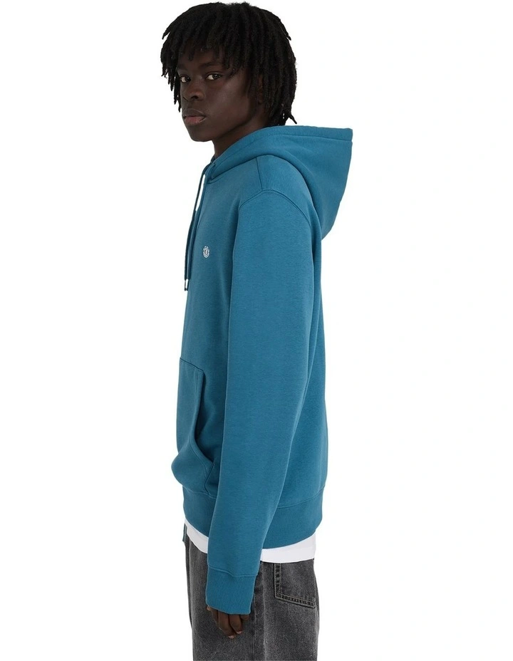 Icon Embroidery Hooded Sweatshirt Mallard Blue image 3