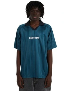 Lowcase Soccer T-Shirt Mallard Blue Stripes