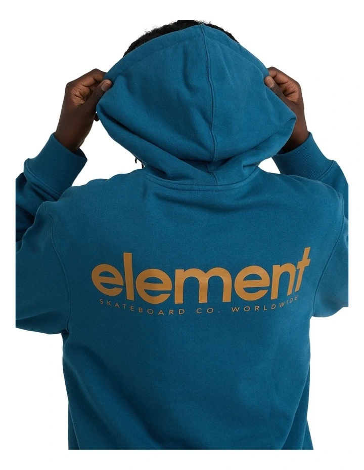 Simple Logo Pullover Hoodie Mallard Blue image 4