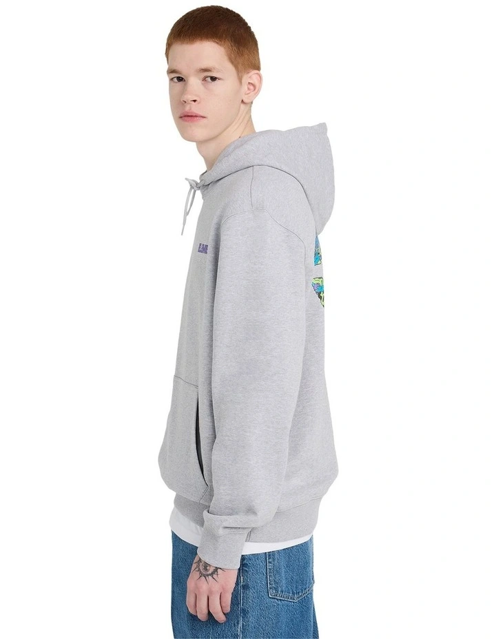 Swamps Hooded Sweatshirt Mid Grey Heather image 3