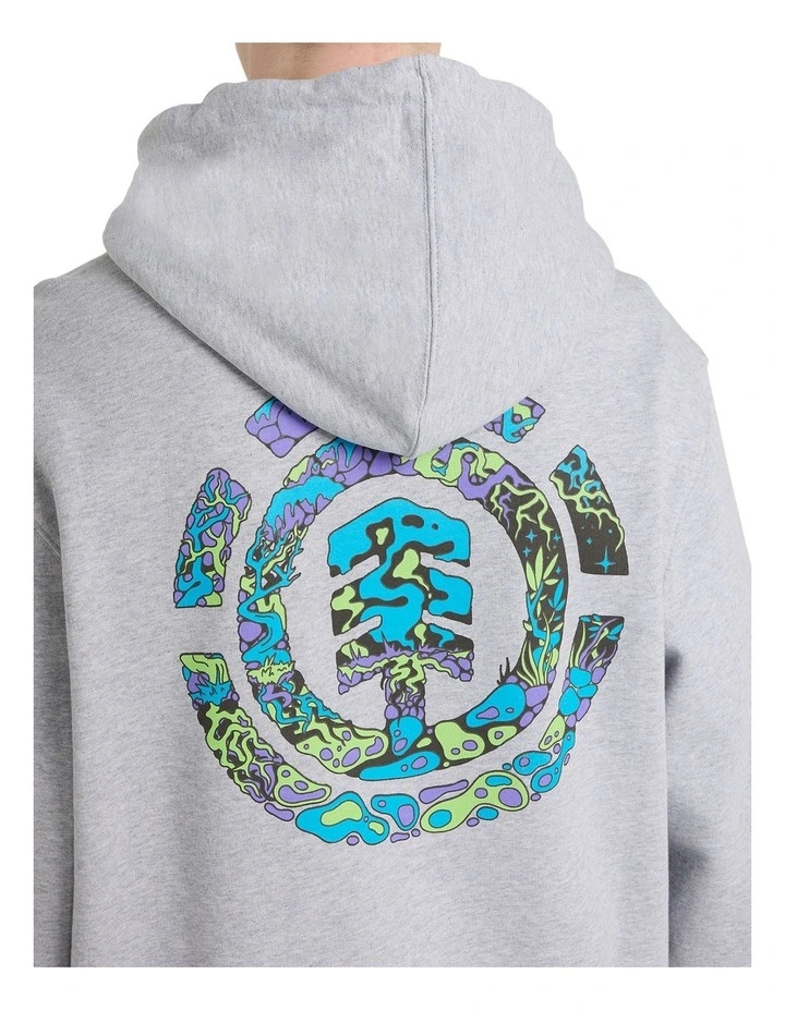 Swamps Hooded Sweatshirt Mid Grey Heather image 4