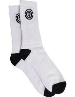 Sport Crew Socks White