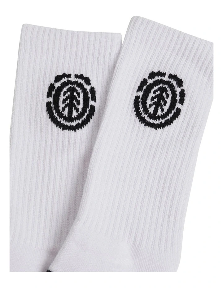 Sport Crew Socks White image 2