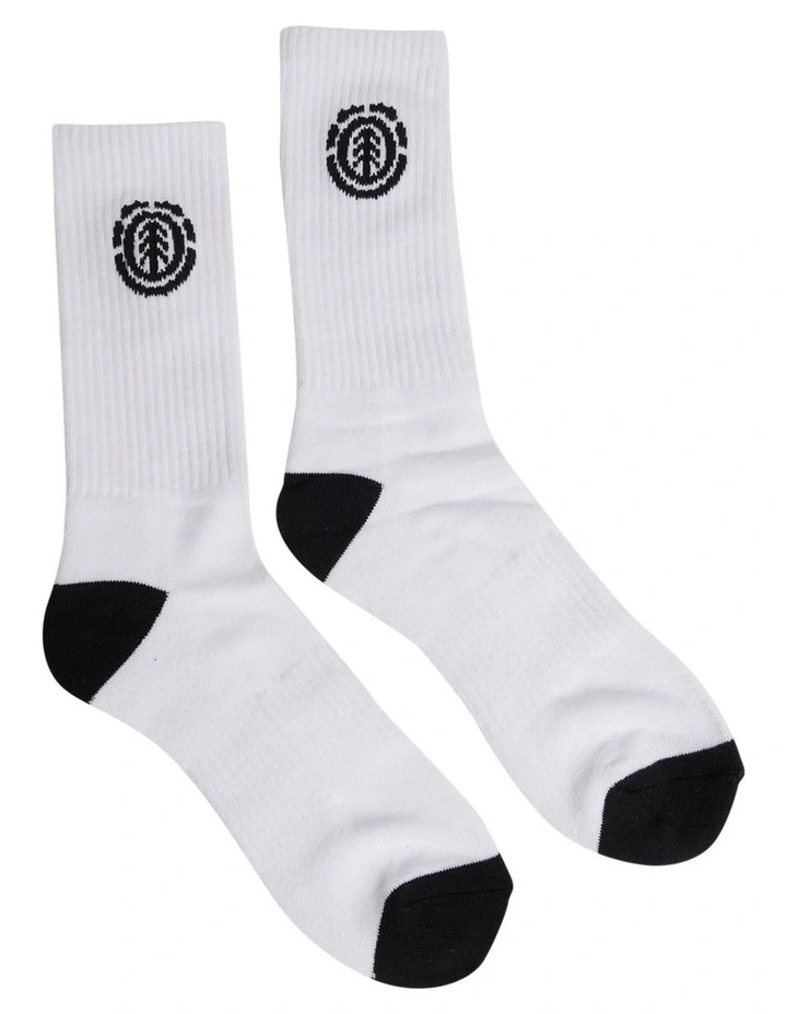 Sport Crew Socks White image 3