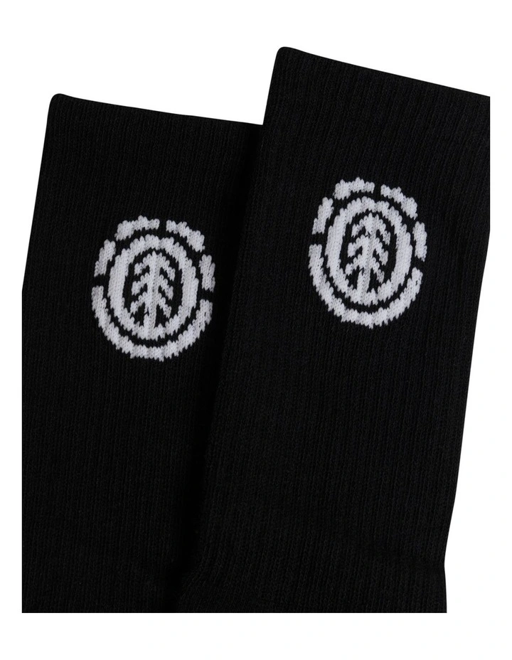 Sport Crew Socks Black image 2