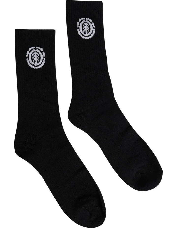 Sport Crew Socks Black image 3