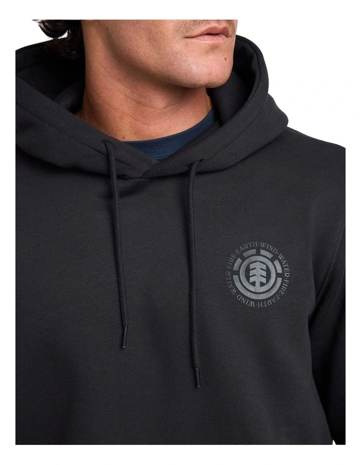 Seal Hooded Sweatshirt Flint Black image 4