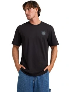 Seal Back T-Shirt Flint Black